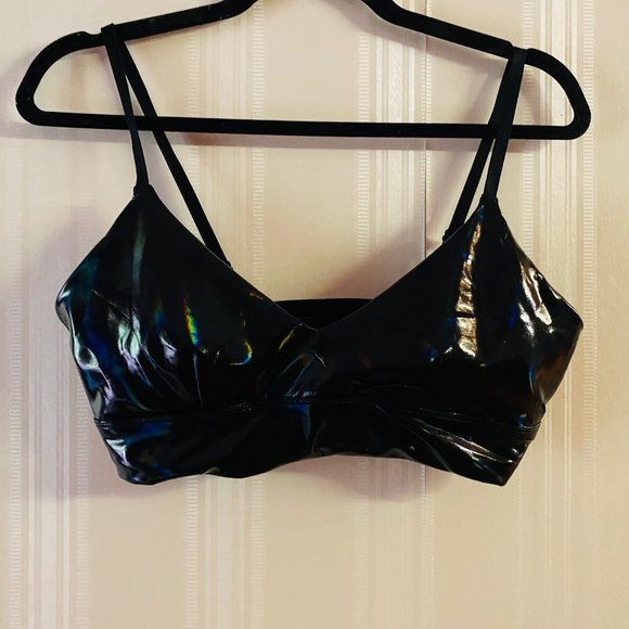 Good American Other - HOLOGRAM BRA-VINYL FABRIC